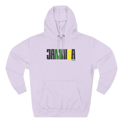 Fleece Hoodie - Jamaica 1962 Flag Colors