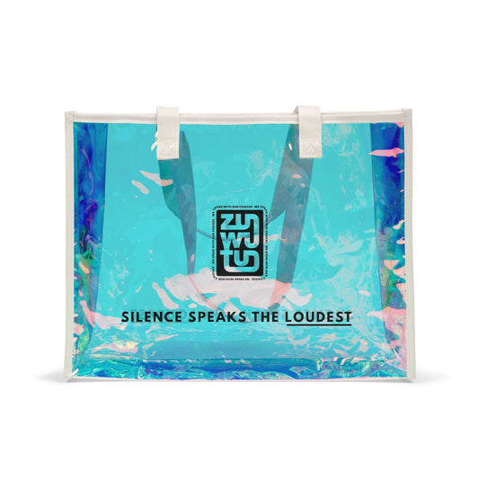 Zuwutu Holographic Beach Tote Bag,