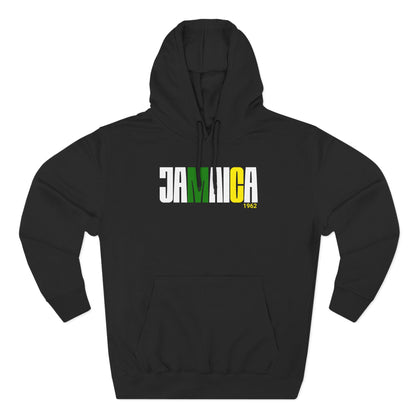 Fleece Hoodie - Jamaica 1962 Flag Colors